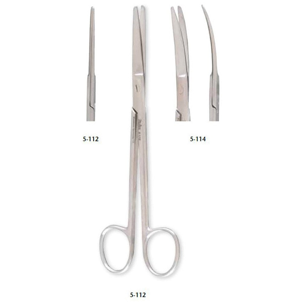 MILTEX MIXTER Scissors, 6-1/4" (15.9 cm), curved, blunt points. MPN: 5-114 - Image 3