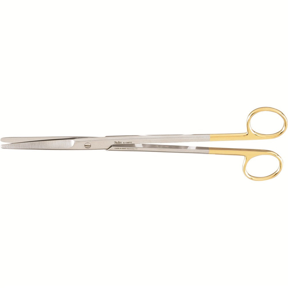 MILTEX MAYO-HARRINGTON Dissecting Scissors, 9" (230mm), Straight, Blunt/Blunt, Carb-N-Sert. MPN: 5-128TC