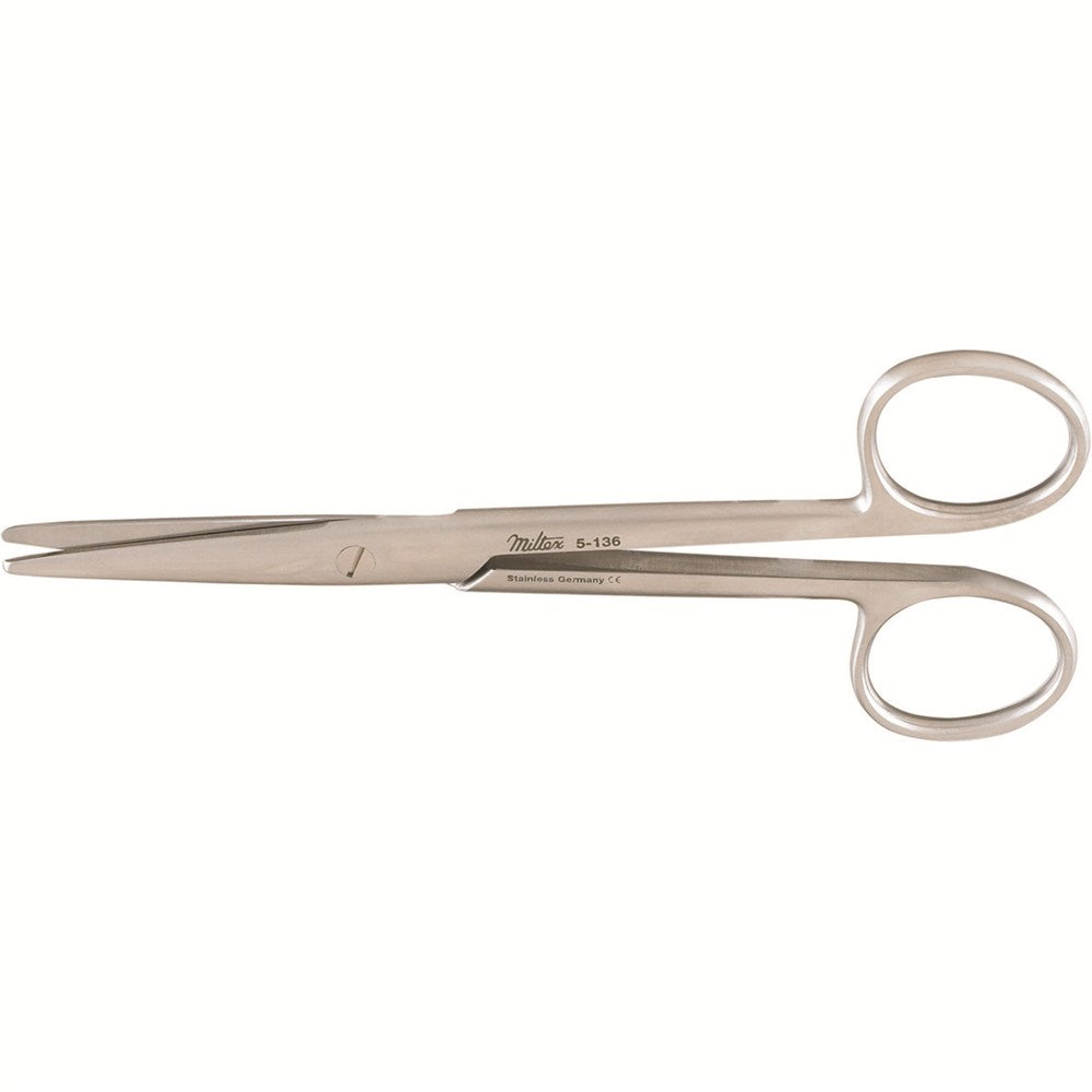 MILTEX MAYO Dissecting Scissors, 5-1/2" (14cm), straight, rounded blades. MPN: 5-136