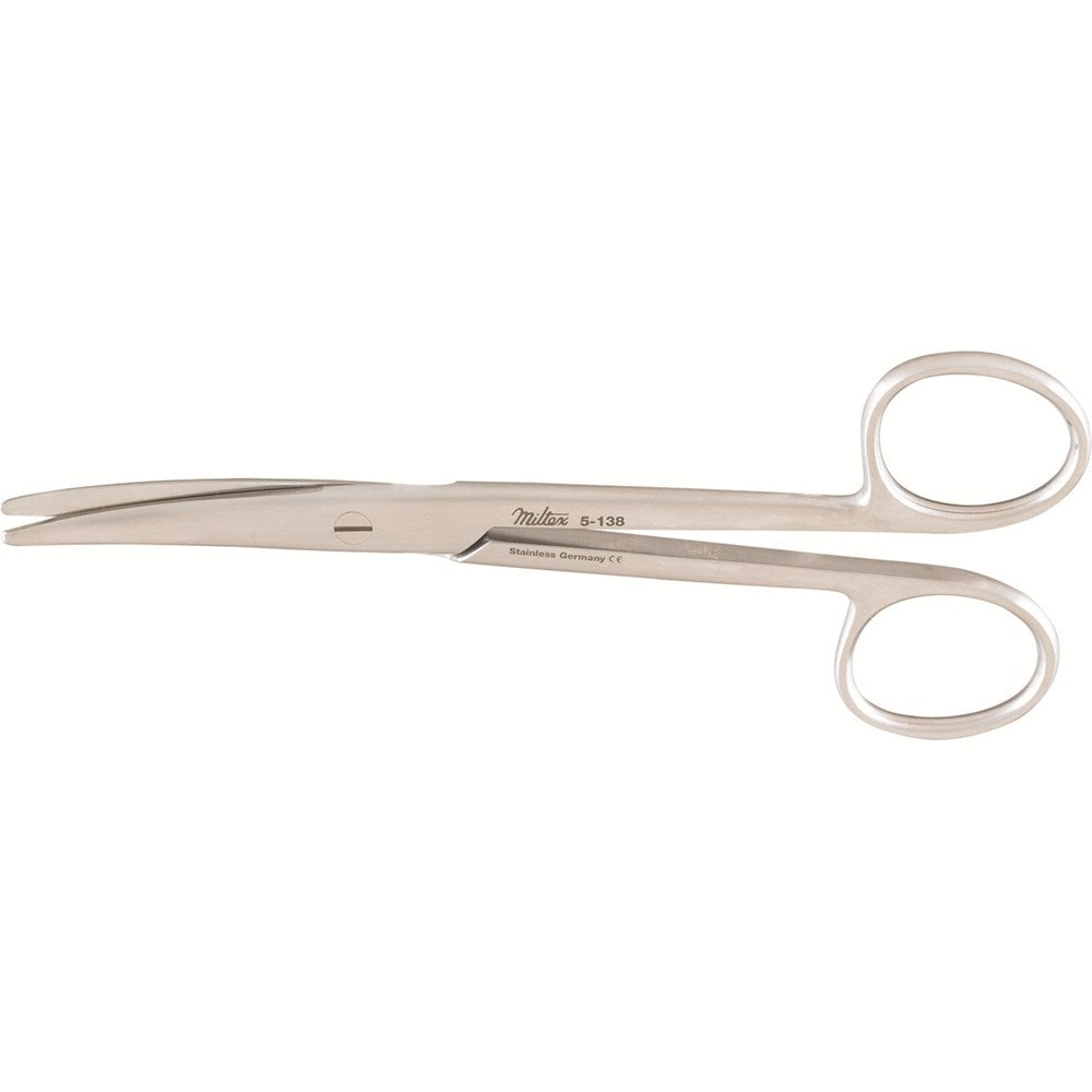 MILTEX MAYO Dissecting Scissors, 5-1/2", curved, rounded blades. MPN: 5-138