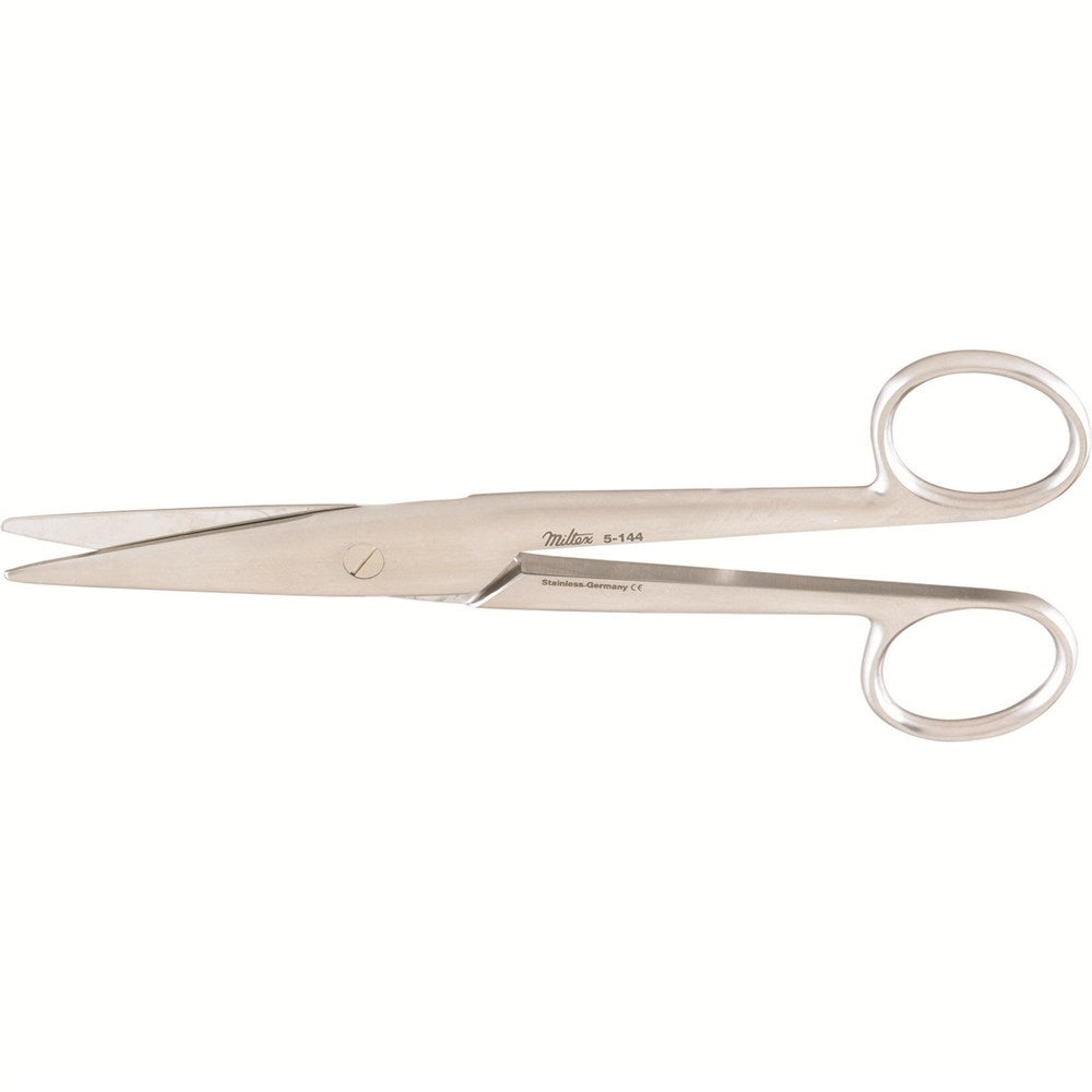 MILTEX MAYO-NOBLE Dissecting Scissors, 6-1/2" (163mm), Straight, rounded blades. MPN: 5-144