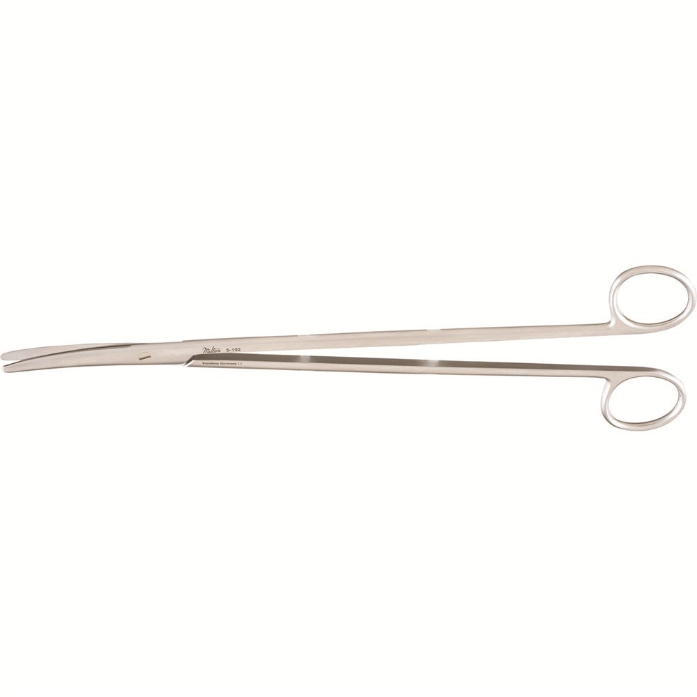 MILTEX Standard Pattern METZENBAUM-NELSON Scissors, 11-1/4" (286mm), curved, blunt points. MPN: 5-192