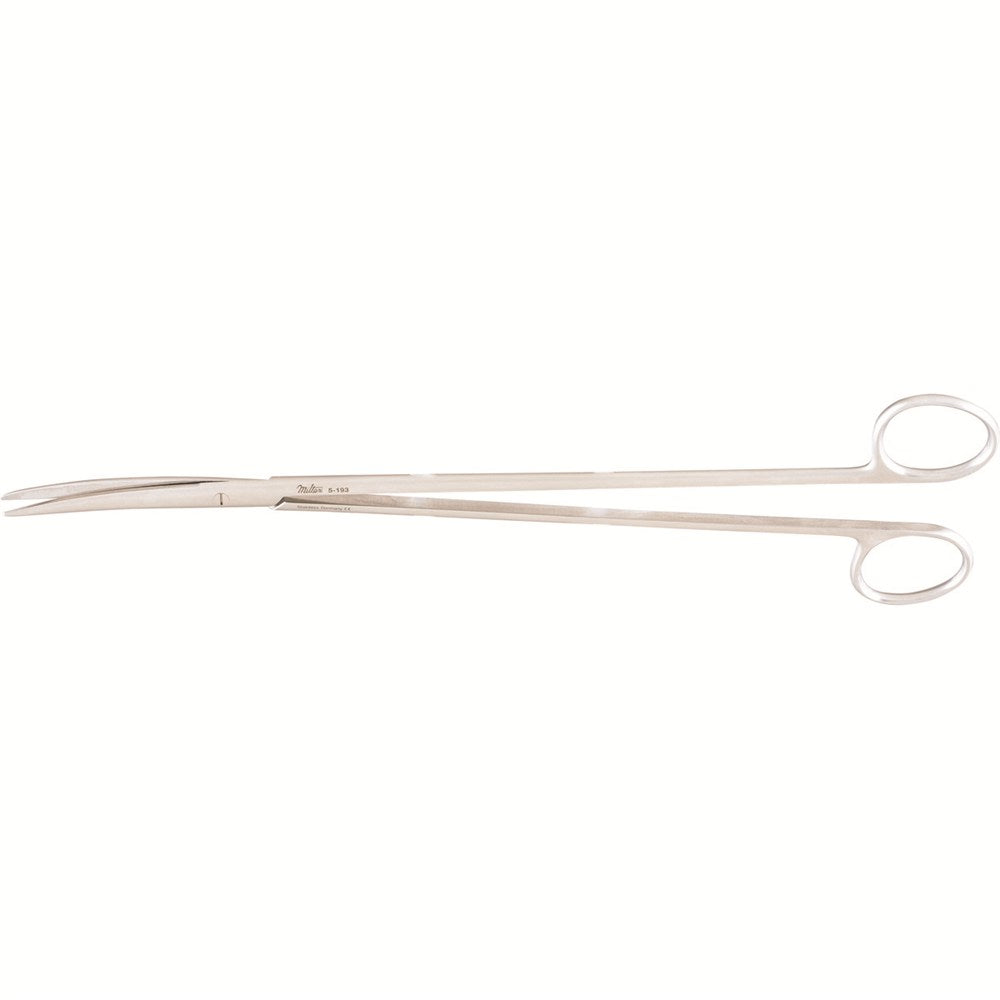 MILTEX Delicate Pattern METZENBAUM Scissors, 11-1/4" (287mm), curved, blunt points. MPN: 5-193