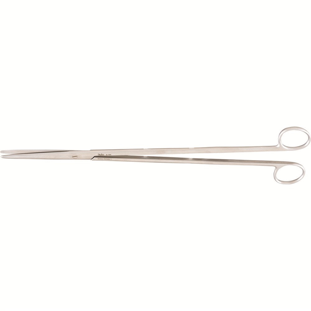 MILTEX Standard Pattern METZENBAUM-NELSON Scissors, 14-1/4" (363mm), straight, blunt points. MPN: 5-194
