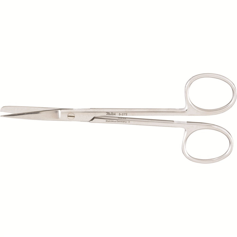 MILTEX WAGNER Plastic Surgery Scissors, 4-3/4" (12.1 cm), straight, sharp-blunt points. MPN: 5-272