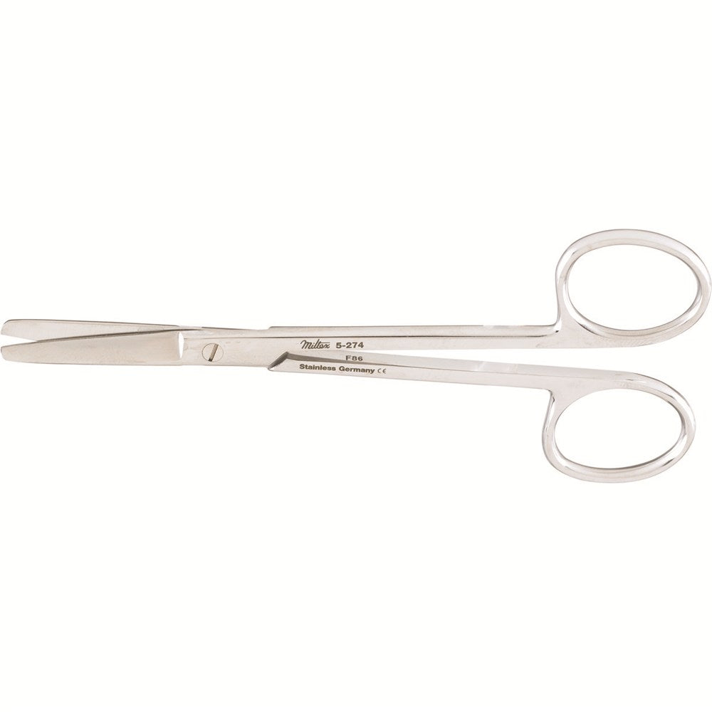 MILTEX WAGNER Plastic Surgery Scissors, 4-3/4" (12.1 cm), straight, blunt-blunt points. MPN: 5-274