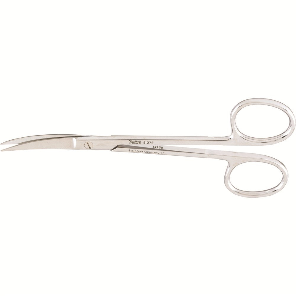 MILTEX WAGNER Plastic Surgery Scissors, 4-3/4" (12.1 cm), curved, sharp-sharp points. MPN: 5-276