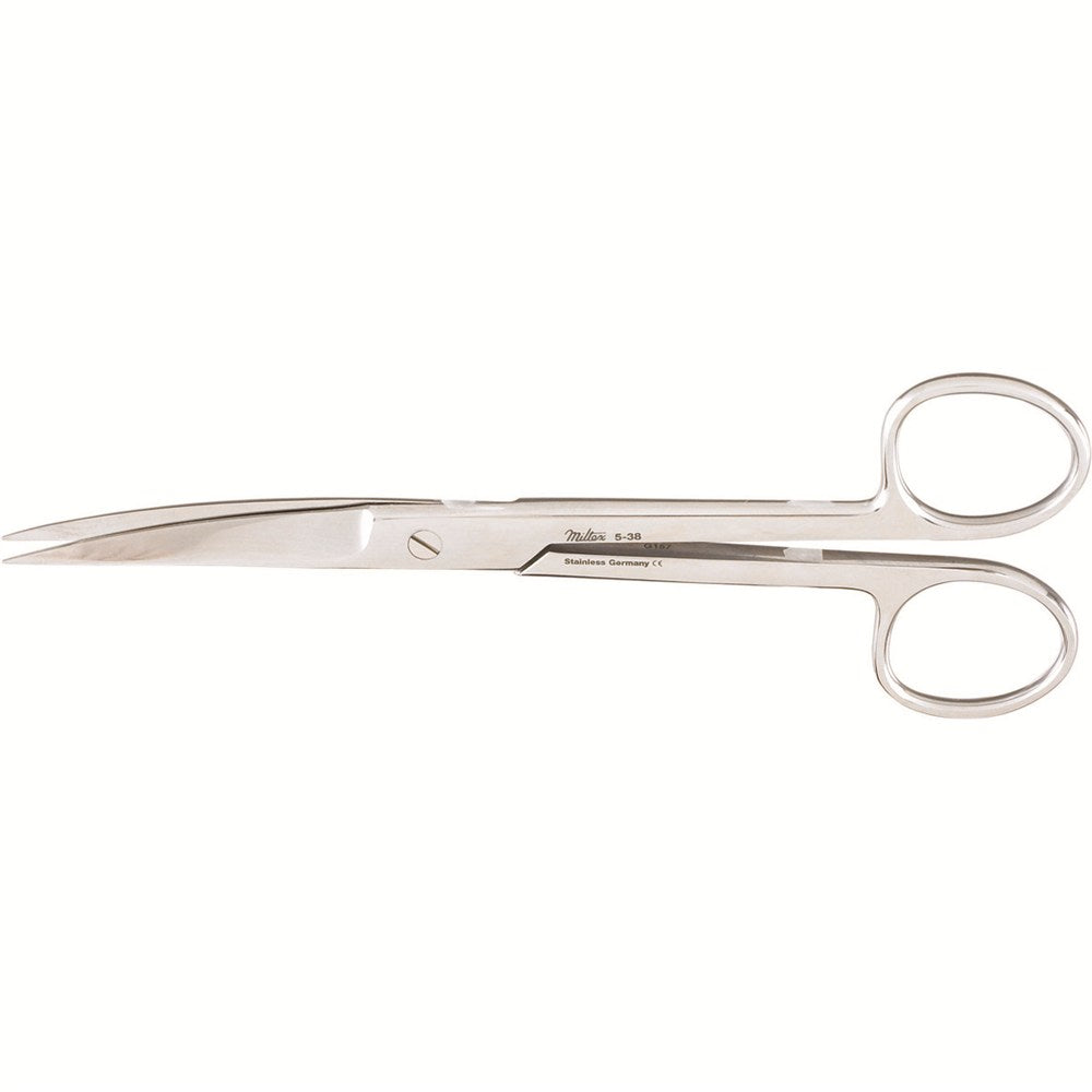 MILTEX Operating Scissors, 6-1/2" (165mm), Standard Pattern, curved, sharp-sharp points. MPN: 5-38
