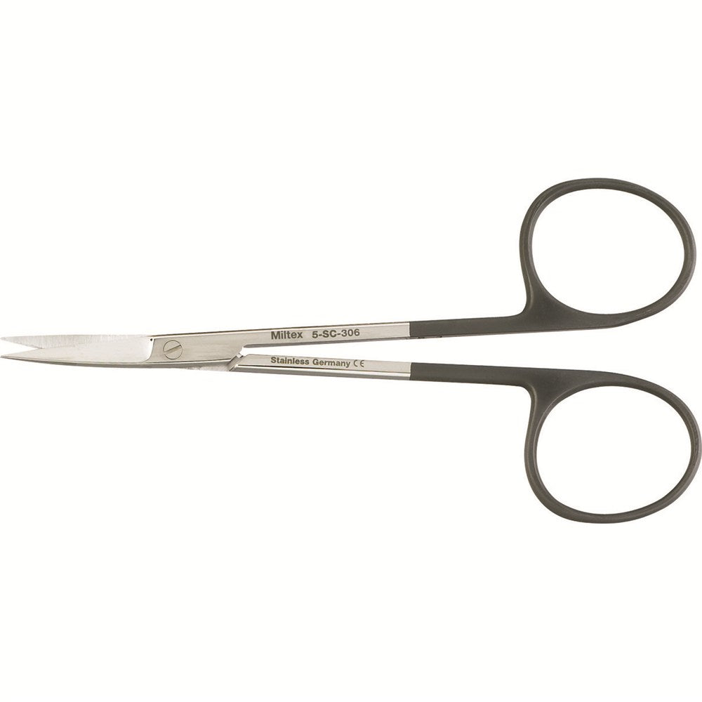 MILTEX Iris Scissors, 4-5/8" (116mm), SuperCut, Curved, Sharp/Sharp. MPN: 5-SC-306