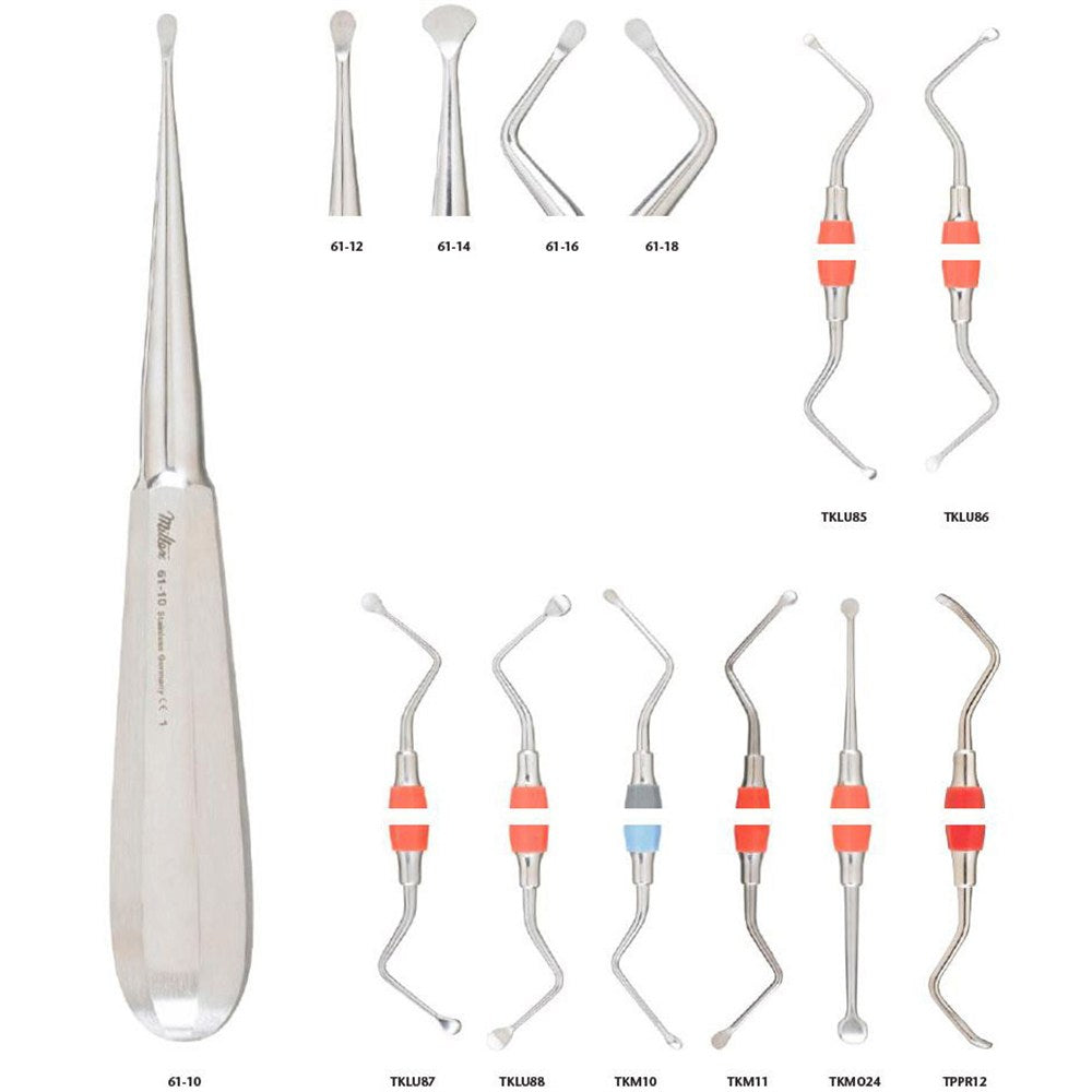 MILTEX No. 1 MOLT Curette, Straight, Small. MPN: 61-10 - Image 2