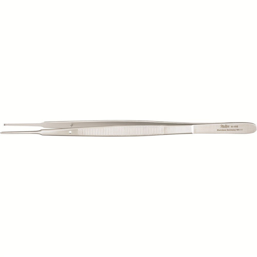MILTEX GERALD Tissue Forceps, 7" (176mm), Straight, 1 x 2 Teeth. MPN: 6-182