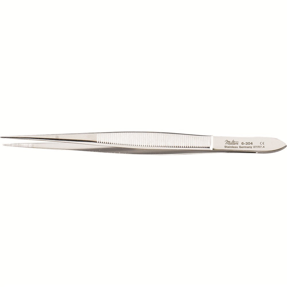 MILTEX Plain Splinter Forceps, 4-5/8" (118mm), Sharp. MPN: 6-304