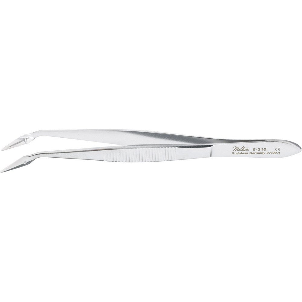 MILTEX CARMALT Splinter Forceps, 4-1/4" (10.8 cm), curved. MPN: 6-310