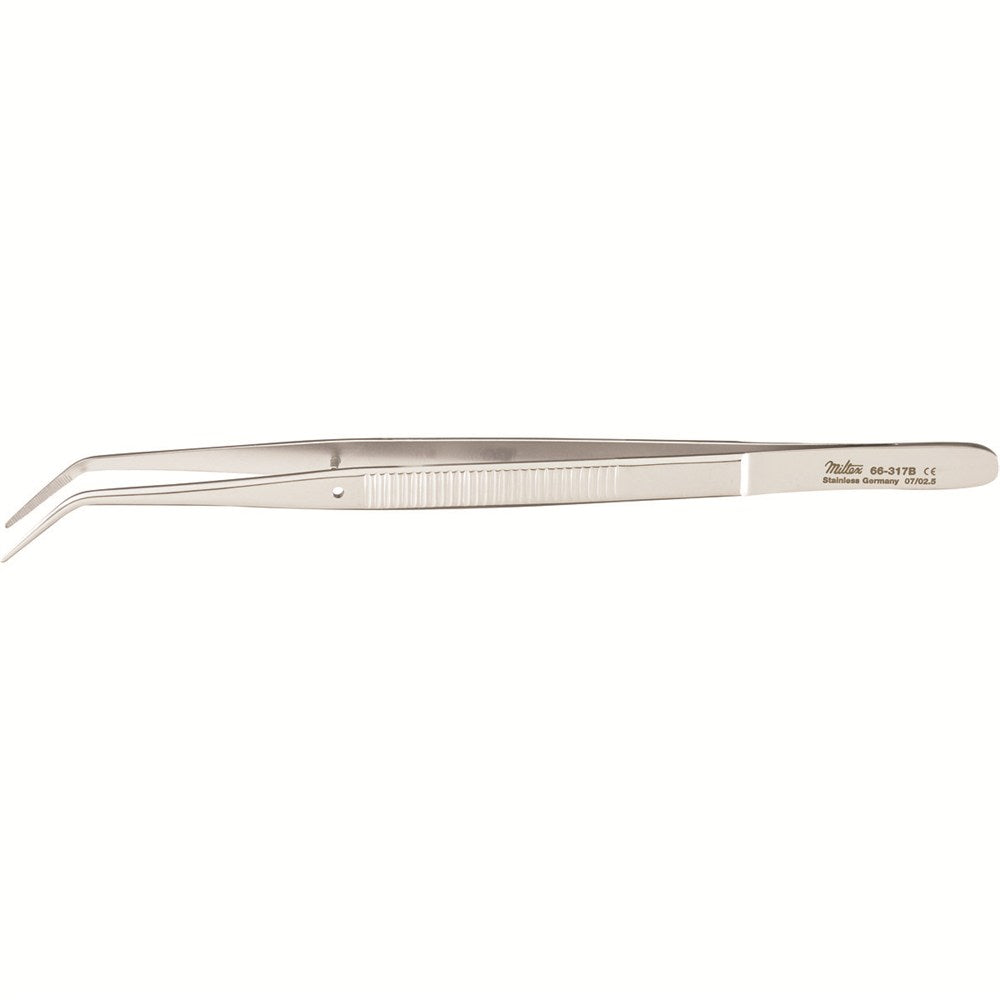 MILTEX 317B College Pliers, X-fine tips, serrated w/long fine points. MPN: 66-317B