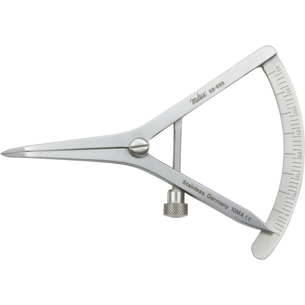 MILTEX Castroviejo Caliper, 0-40mm, Short, Angled . MPN: 68-699