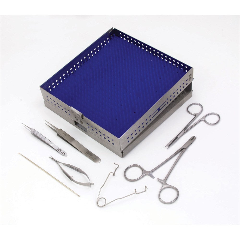 MILTEX Veterinary Microsurgery Instrument Kit (with Cassette & Mat). MPN: 6890