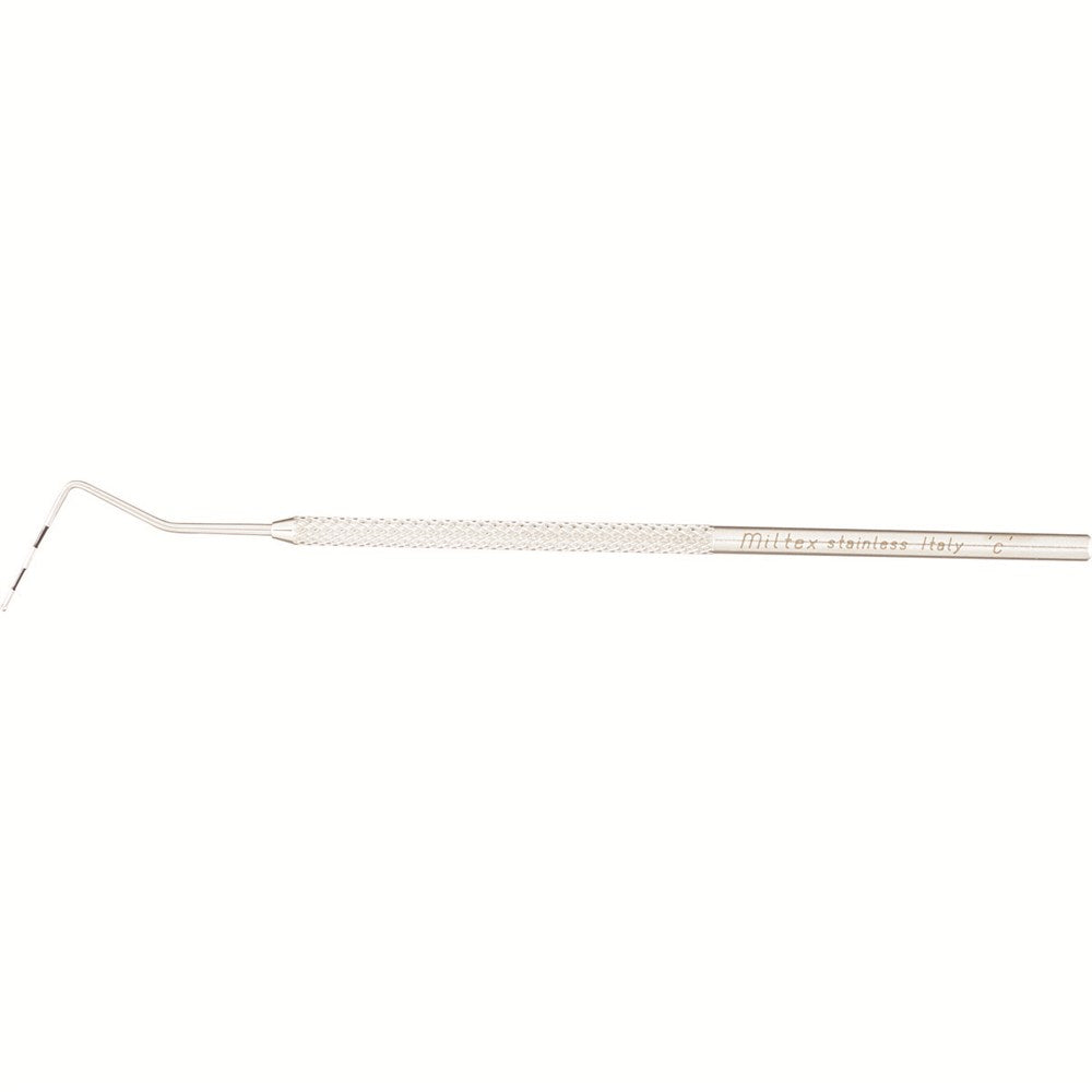 MILTEX Dental Probe- C-Type, Single Ended, Serrated Handle. MPN: 69-6216