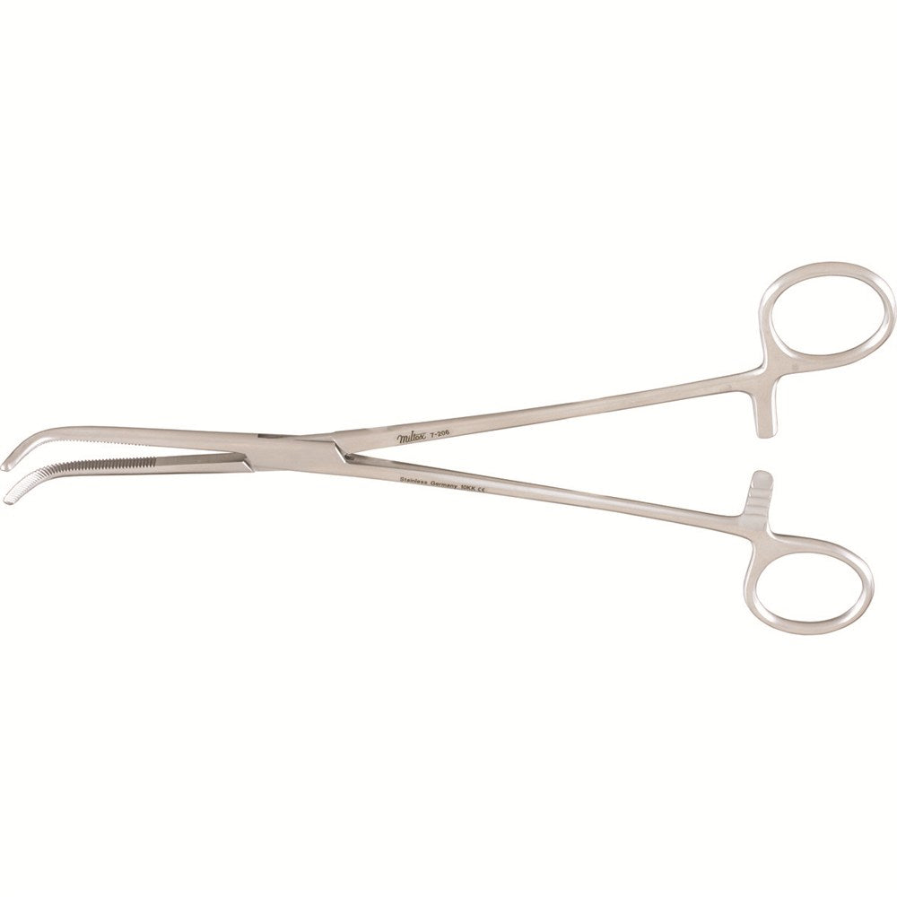 MILTEX MIXTER Forceps, 9" (230mm), Full Curved. MPN: 7-206