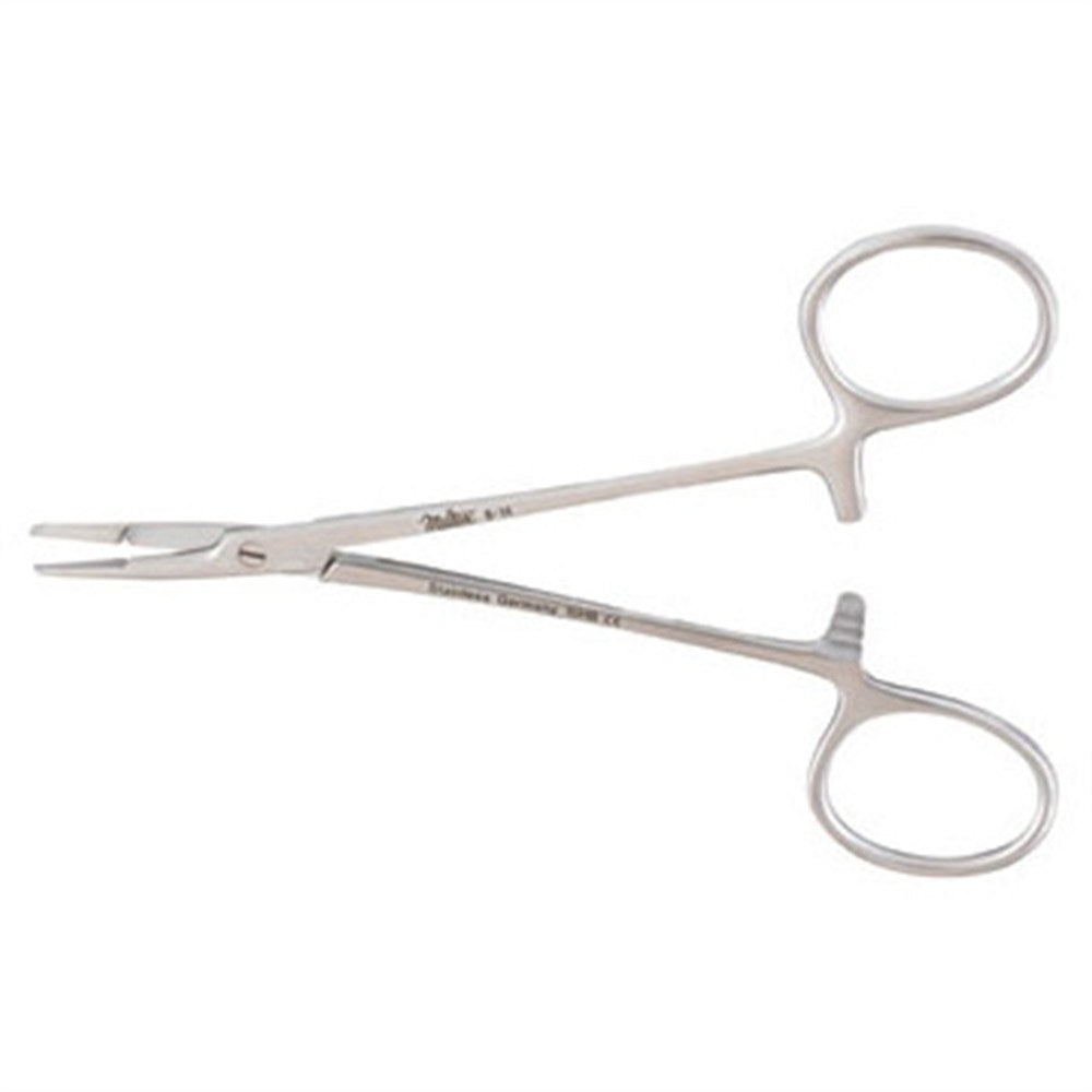 Miltex Olsen-Hegar Needle Holder with Suture Scissors, 4¾" (12.1 cm), Extra Delicate Smooth Jaws. MPN: 8-14A