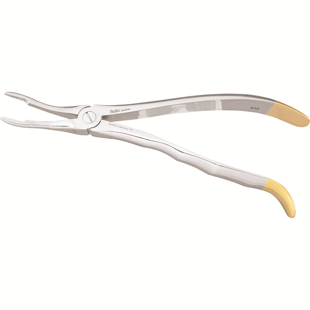 MILTEX 849TC Extracting Forceps, serrated, carbide beaks. MPN: DEF849TC