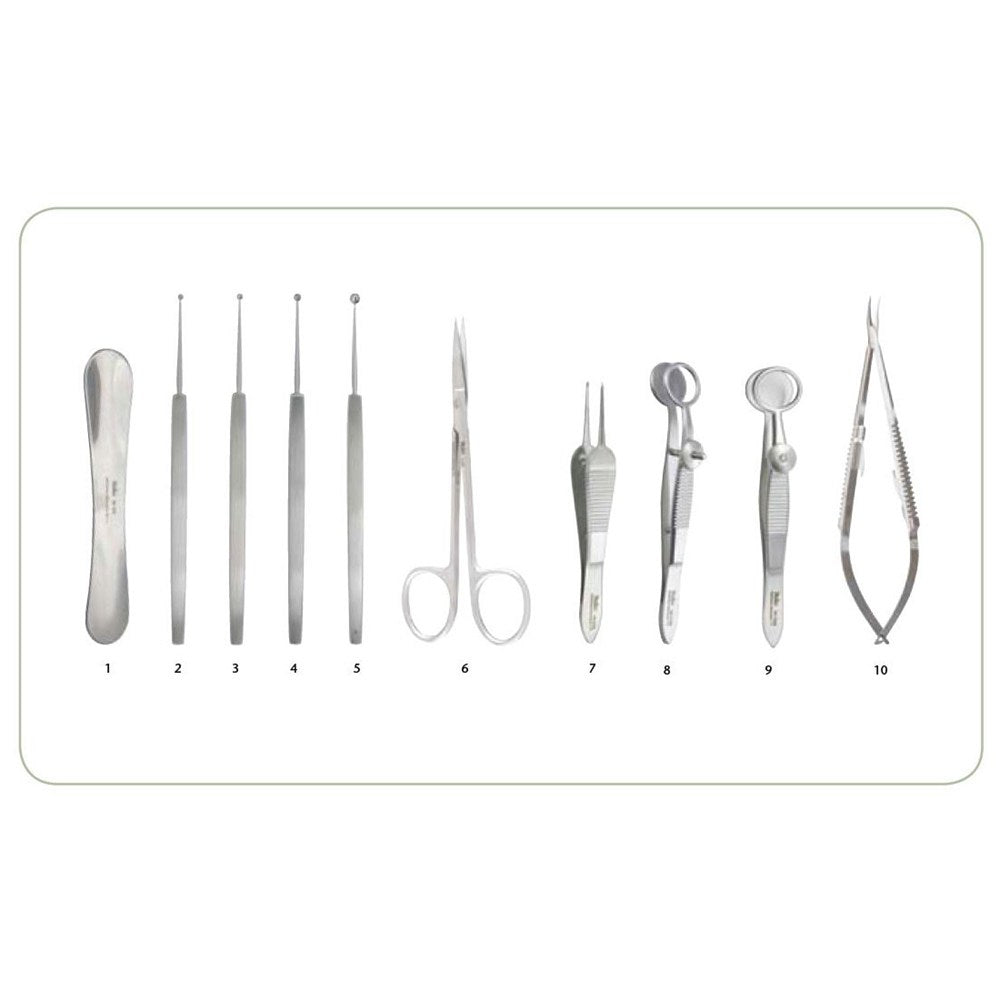MILTEX Chalazion Surgery Instrument Setup. MPN: IS138