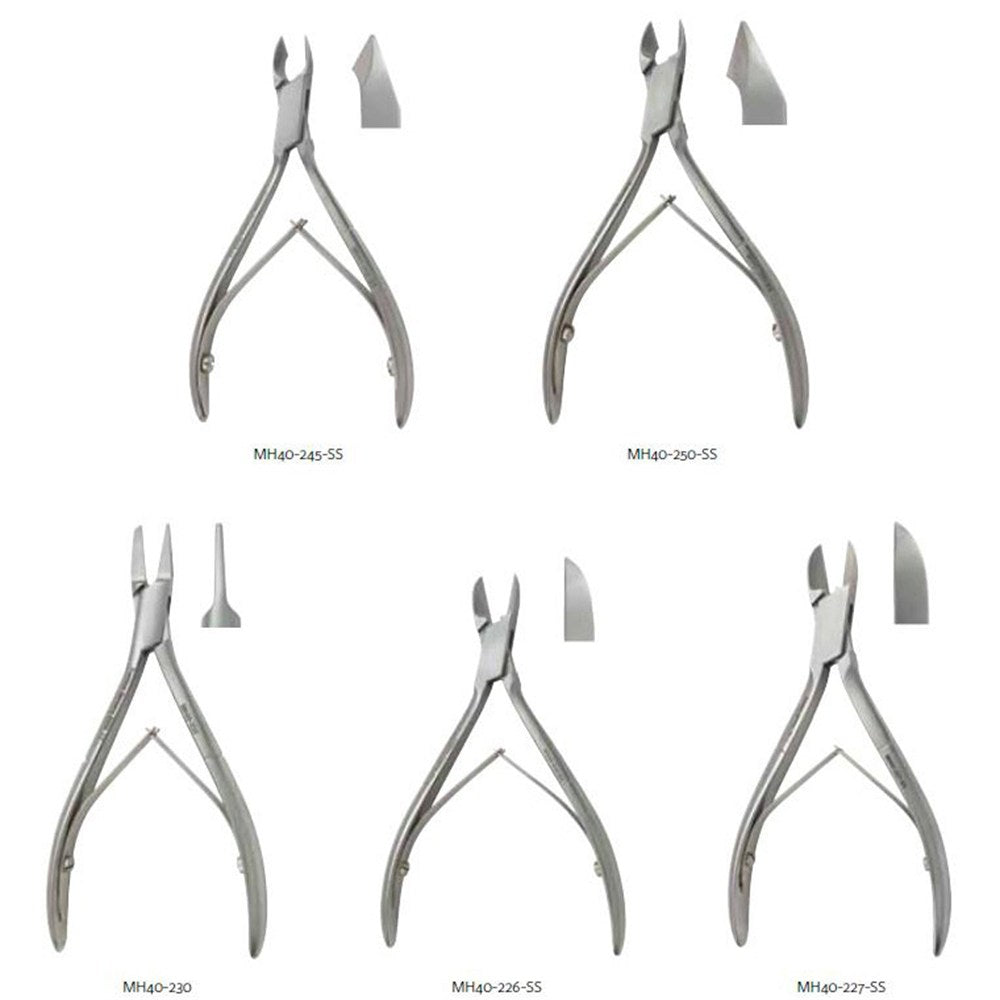 MeisterHand Tissue & Cuticle Nipper, 4-1/2" (114mm), convex jaws 8.3mm, stainless. MPN: MH40-250-SS - Image 2