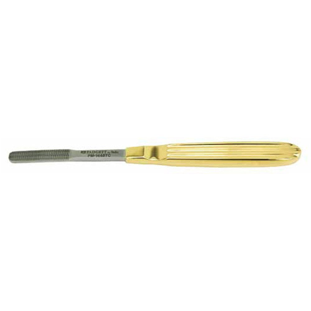 PADGETT Maltz Nasal Rasp, Tungsten Carbide, Straight, Reverse Cutting, Length= 7" (178 mm), Width= 7.5 mm. MPN: PM-1448TC