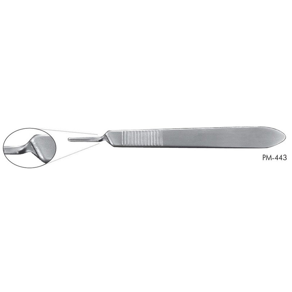 PADGETT Berrino Twisted Knife Handle, #3, Length= 5" (127 mm), Blade Size= 110-15c. MPN: PM-443