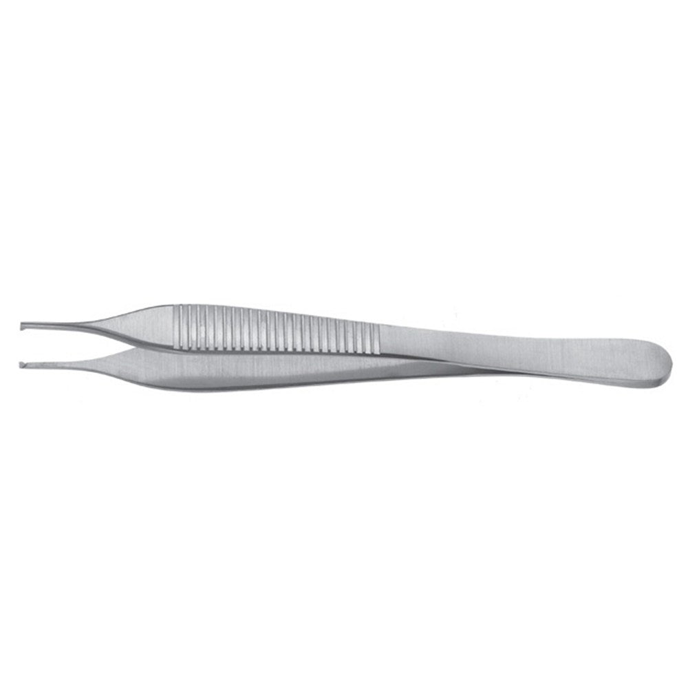 PADGETT Adson Light Touch Tissue Forceps (Narrow Handles), Delicate, 1x2 Teeth & Smooth Tying Platform, Length= 4-3/4" (121 mm). MPN: PM-6129