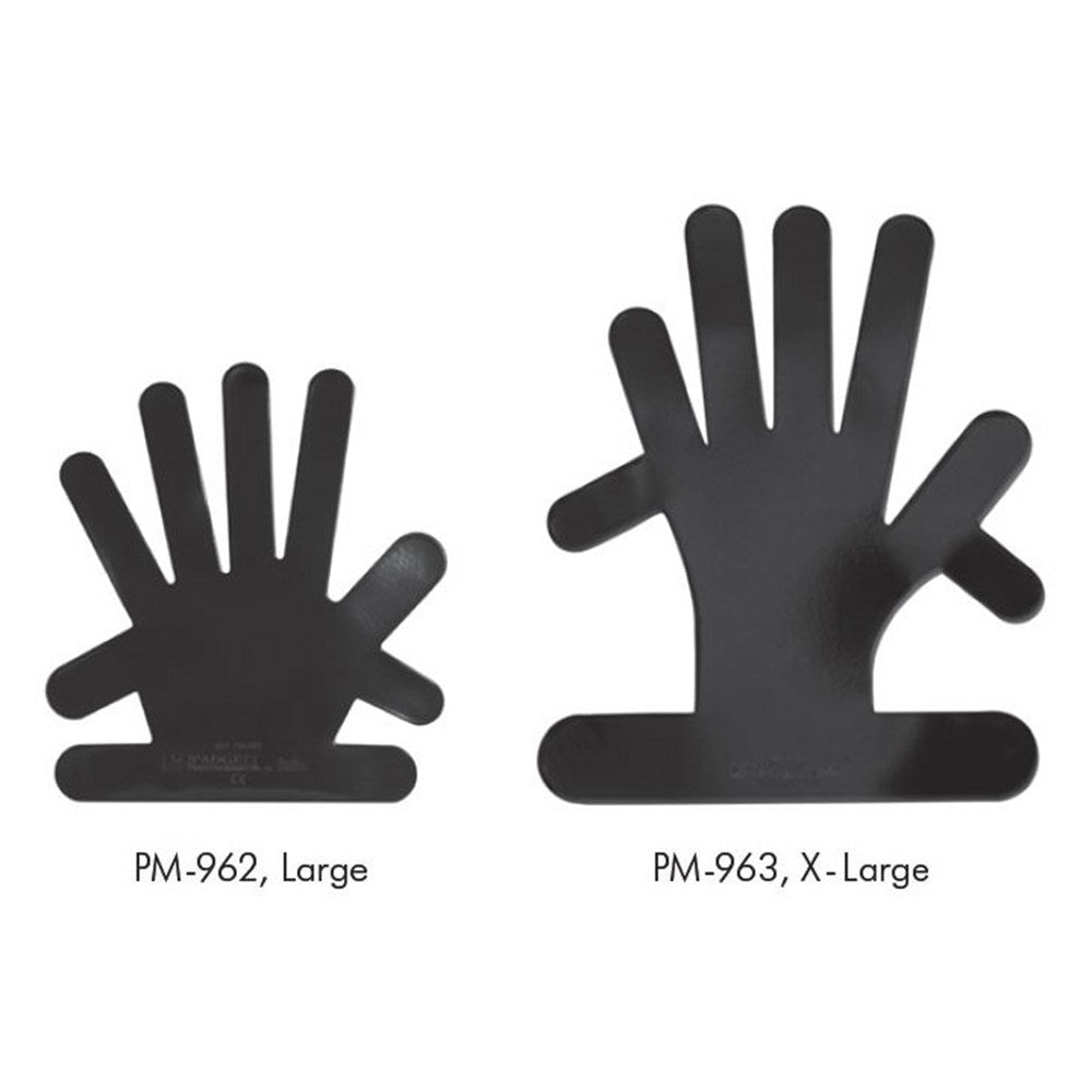 PADGETT Orthopedic Hand, Coated Aluminum, Reusable, Large, w/Malleable Finger & Wrist Restraint Tabs, 9-1/2" (24.1cm) x 8-1/2" (21.6cm). MPN: PM-962