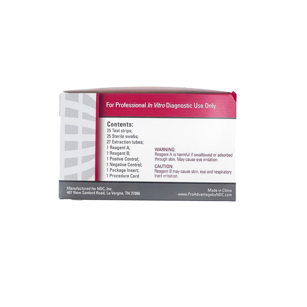 Pro Advantage Strep A Test, Throat Swab, CLIA Waived, 25 tests/bx. MPN: P080033 - Image 2