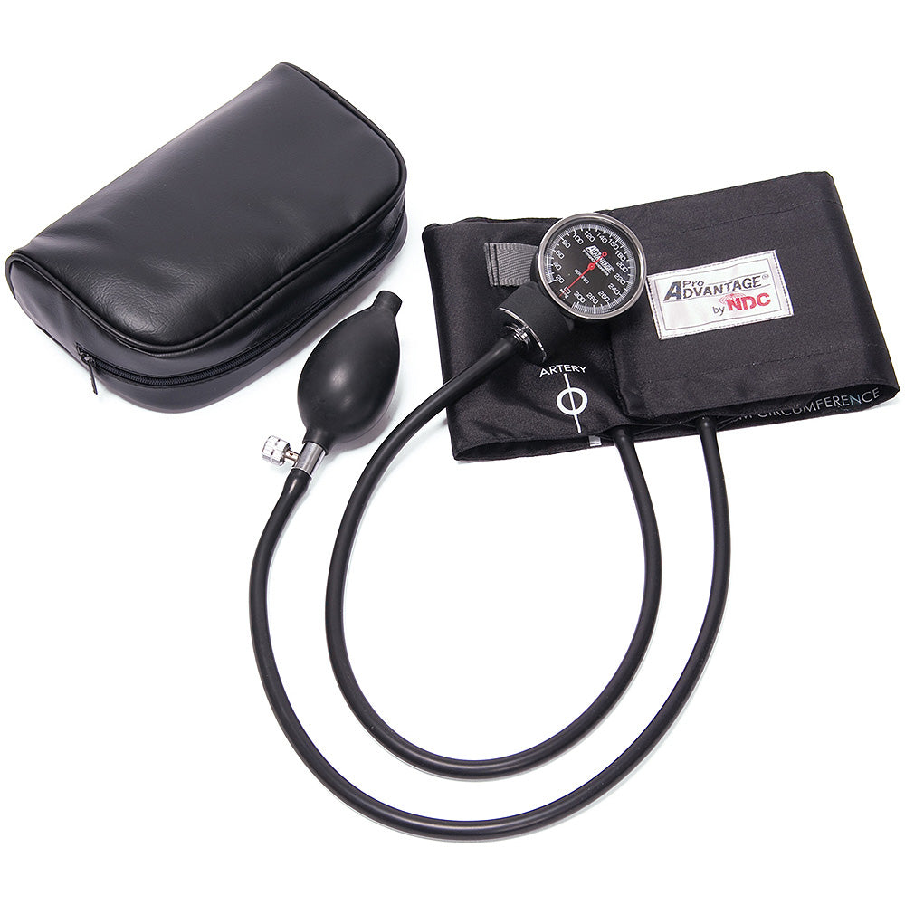 Pro Advantage Standard Pocket Aneroid Sphygmomanometer, Adult, Navy Blue, Latex Free. MPN: P548440