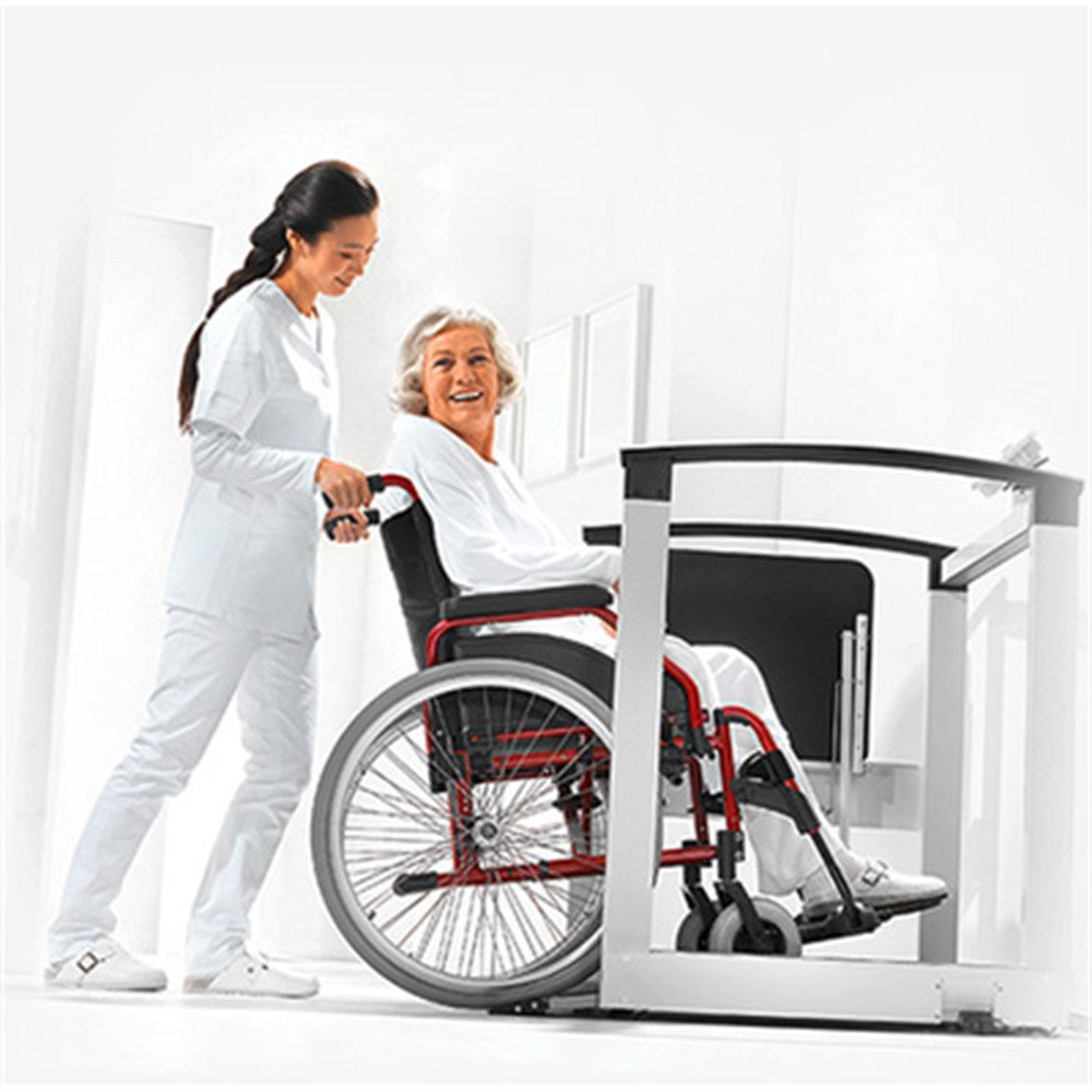 SECA 684 EMR-Validated Multifunctional scale with handrail and fold up seat (800 lbs). MPN: 6841321994 - Image 3
