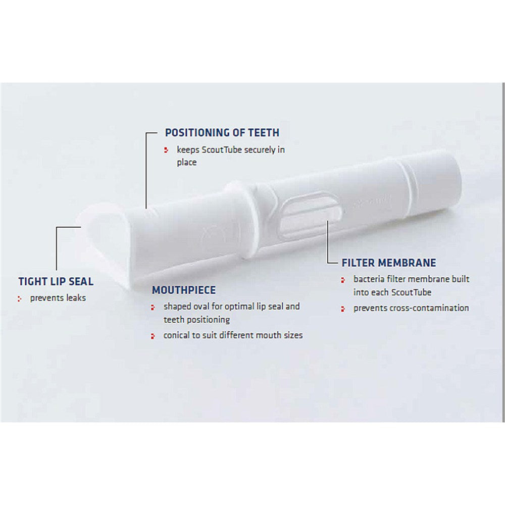 Schiller Disposable Breathing Tubes for SpiroScout Spirometer, 50/pk. MPN: 2.100983 - Image 2