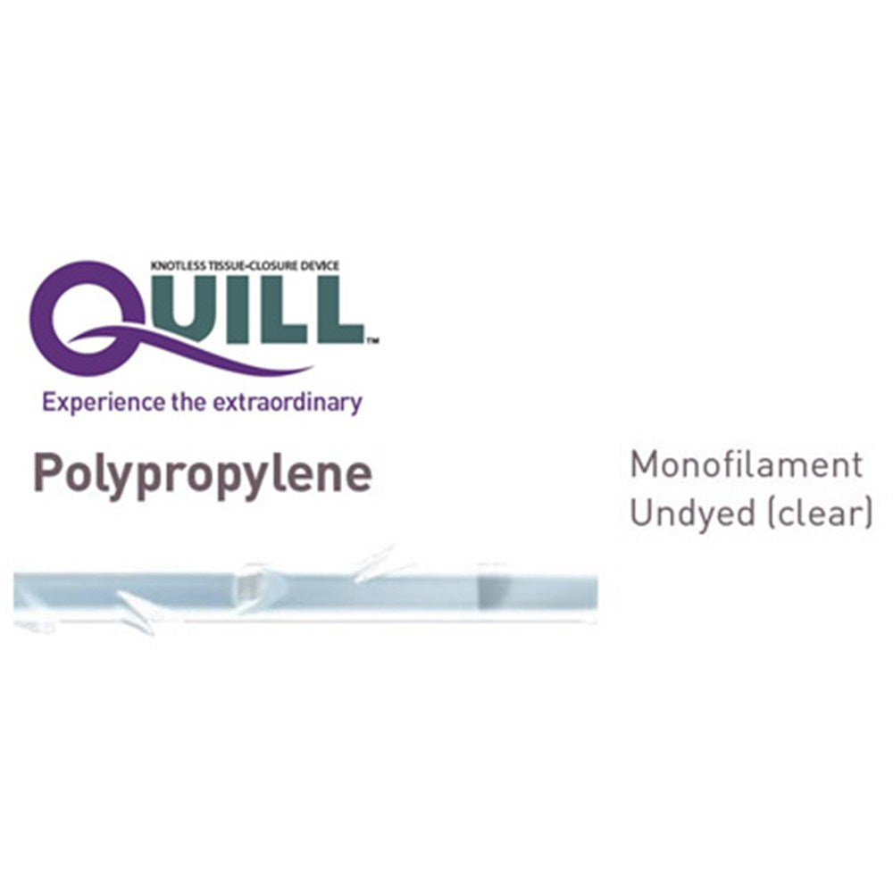 QUILL Polypropylene Suture, Taper Point, 0, 30cm, 22mm, 1/2 Circle. MPN: VLO-1001