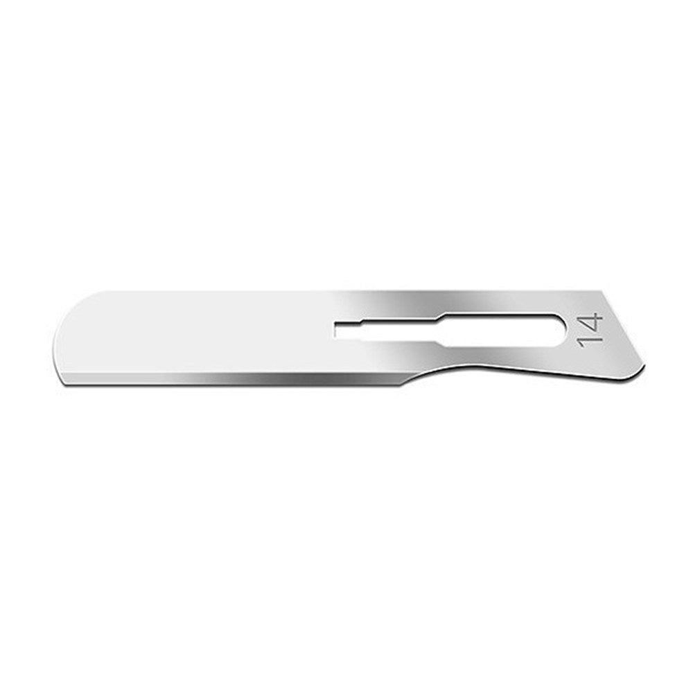Swann Morton Stainless Steel Blade, Sterile, Size 14, 100/bx. MPN: 01SM14