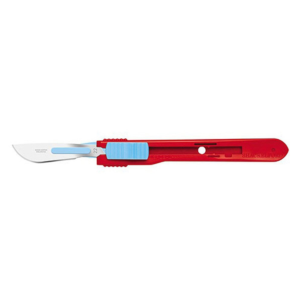 Swann Morton Safety Scalpel, Stainless, Sterile, Size 22, 25/bx. MPN: 05SM22