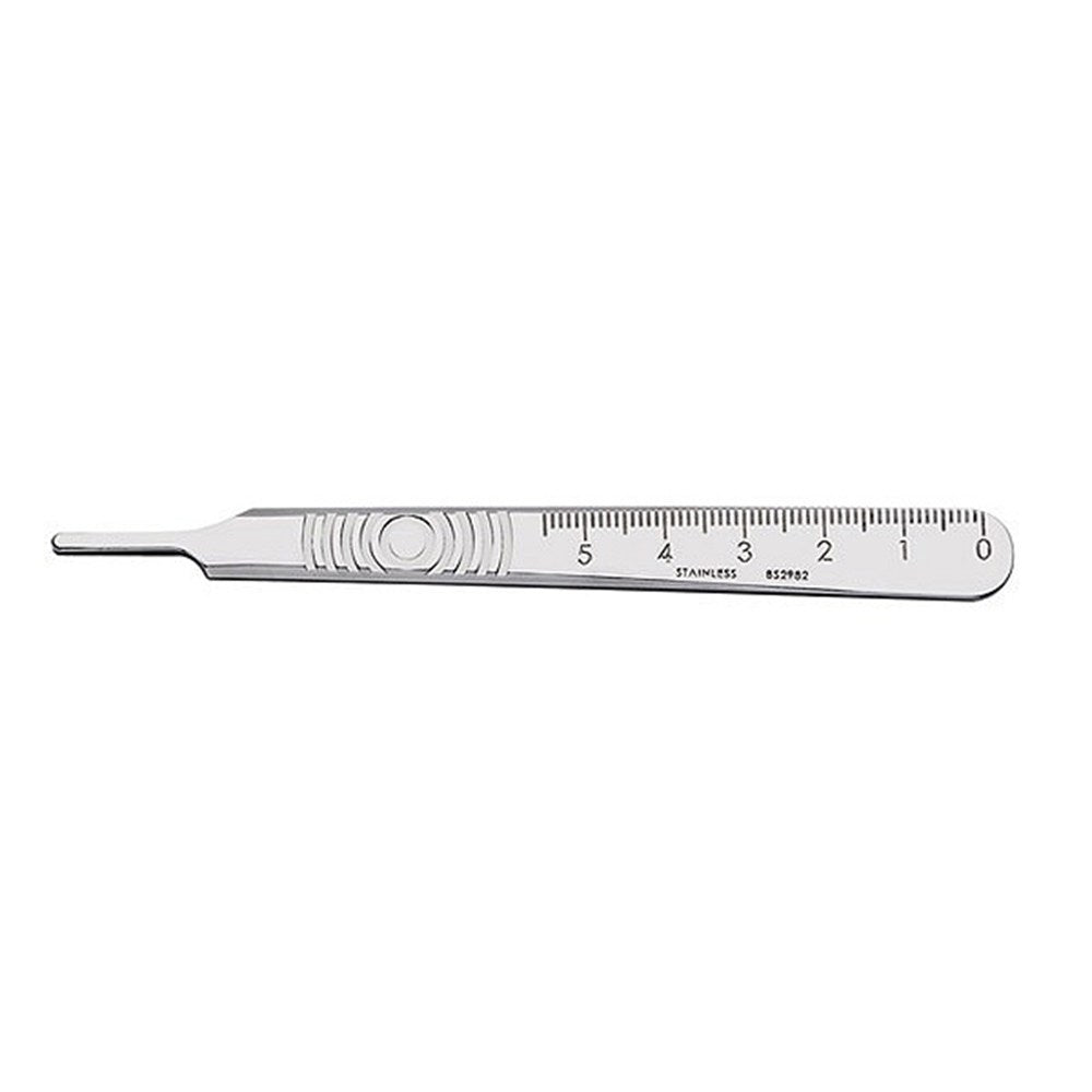 Swann Morton Short Scalpel Handle, Stainless, Size 3. MPN: 073S