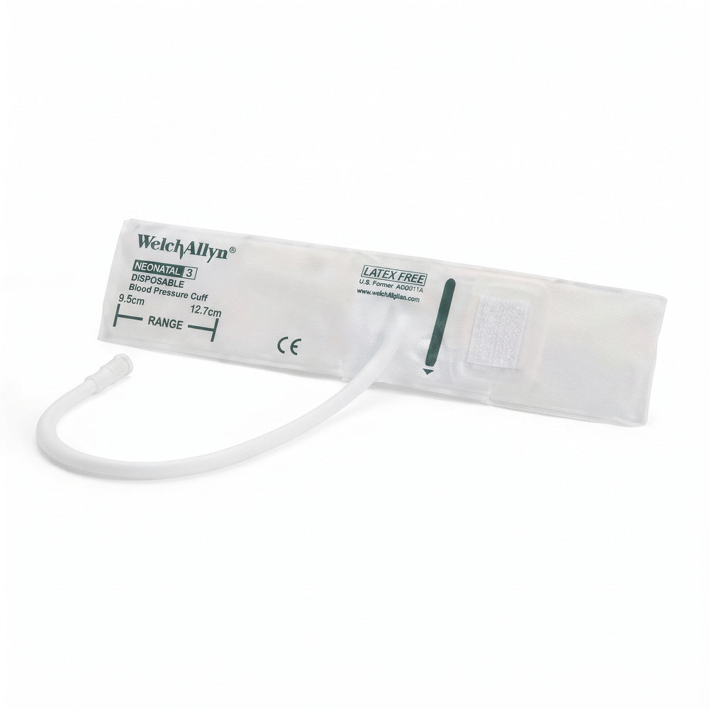 Welch Allyn Blood Pressure Cuff, Size-03 Neonate, Soft Disposable, 1- Tube with Connector, 10/bx. MPN: 5082-103-1