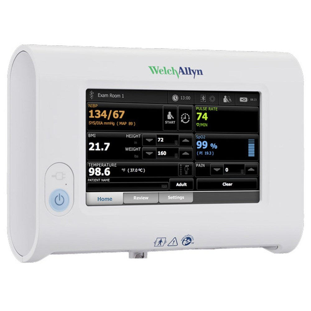 Welch Allyn CONNEX 7300 SPOT Monitor with SureBP NIBP, Nonin SpO2, Bluetooth. MPN: 73WX-B