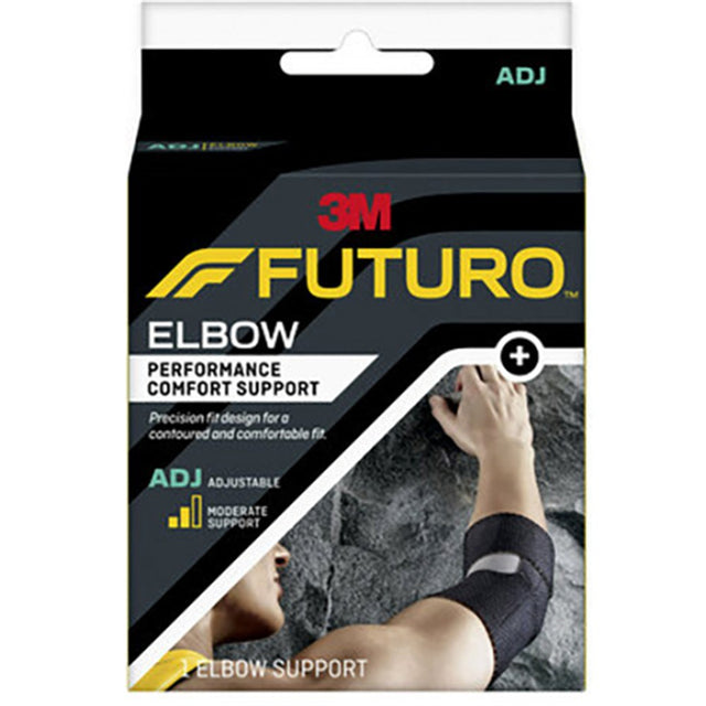 3M FUTURO Performance Comfort Elbow Support, Adjustable, 2/pk, 6 pk/cs. MPN: 01038ENR