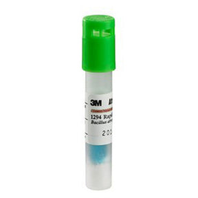 3M ATTEST Rapid Readout Biological Indicator For EO, 4-Hour Readout, Green Cap, 50/box, 4 box/case. MPN: 1294