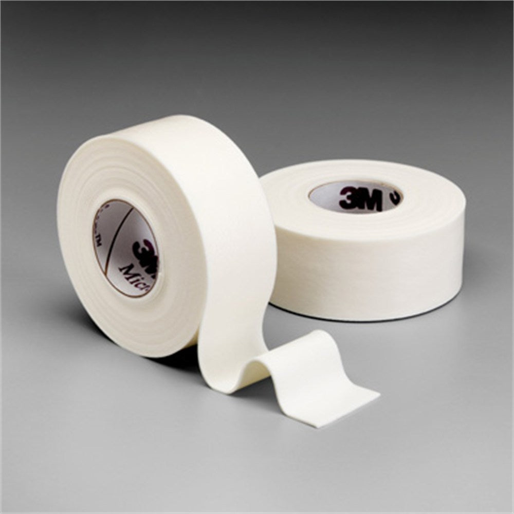 3M MICROFOAM Surgical Tape, 2" x 5-1/2 yds (stretched), 6 rl/box, 6 box/case. MPN: 1528-2