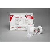 3M TRANSPORE White Dressing Tape, 1" x 10 yds, 12/box, 10 box/case. MPN: 1534-1