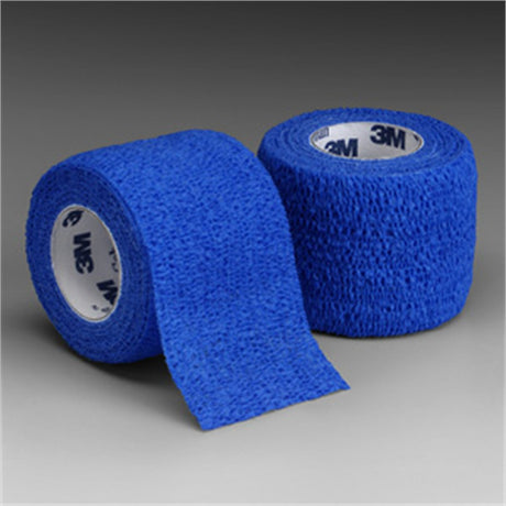 3M COBAN Self-Adherent Wrap, 4" x 5 yds, Blue, 18/case. MPN: 1584B