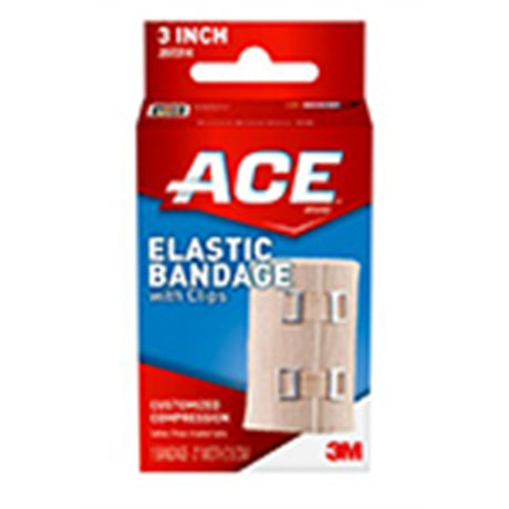 3M ACE 4" Elastic Bandage with Clip, 72/case. MPN: 207313