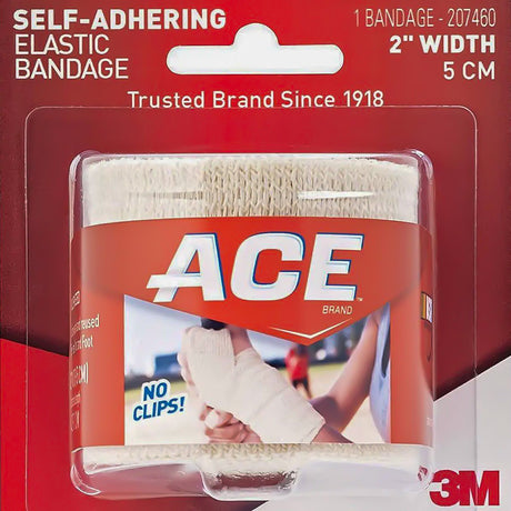 3M ACE 2" Athletic Bandage, Self-Adhesive, 72/case. MPN: 207460