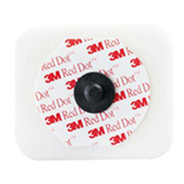 3M RED DOT ECG Electrodes, Foam Tape & Sticky Gel, Abrader, 4cm x 3.5cm, Radiolucent Stud. MPN: 2570-5