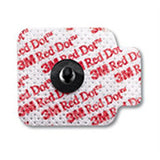 3M RED DOT Repositionable ECG Monitoring Electrode, 1.56" x 1-1/4", 3/bag, 200 bag/case. MPN: 2670-3