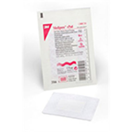 3M MEDIPORE +Pad Soft Cloth Wound Dressing, 3-1/2" x 4", Pad Size 1-3/4" x 2 3/8", 25/box, 4 box/case. MPN: 3566